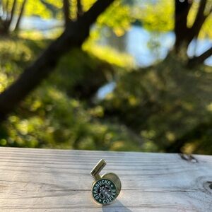 Starbucks Rare Vintage Old Style 5 Year Anniversary Pin